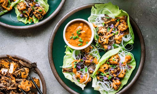 Tofu Lettuce Wrap